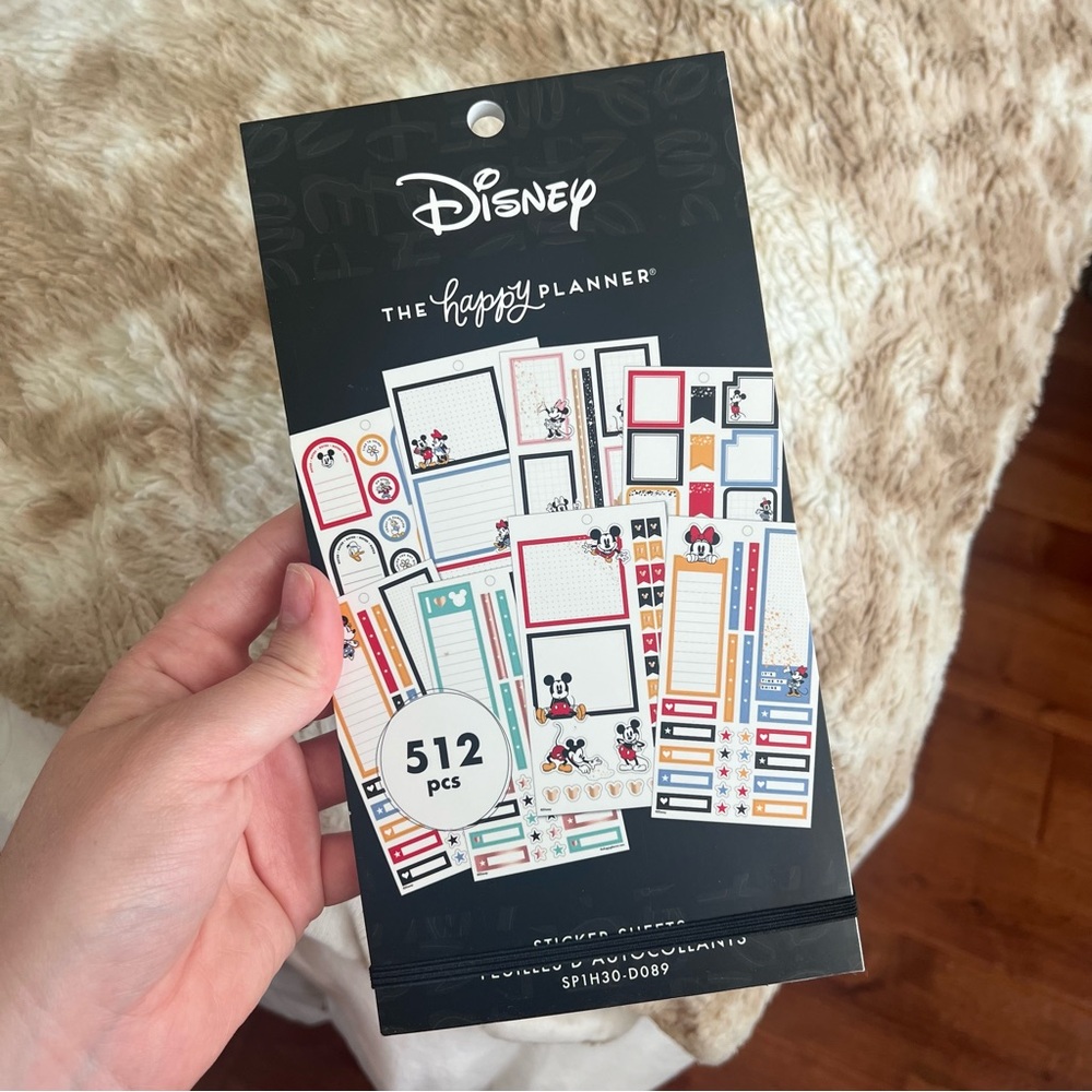 The Happy Planner Disney Sticker Book “Colorful Boxes”